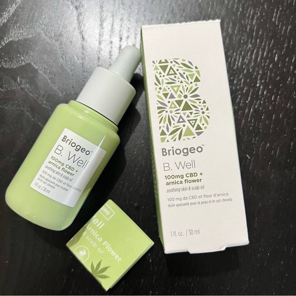 BNIB BRIOGEO ARNICA FLOWER SOOTHING SKIN AND SCALP OIL